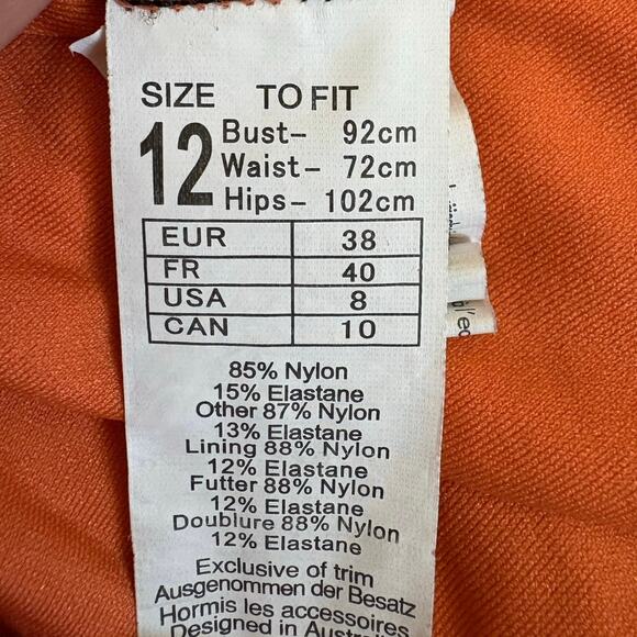 Seafolly Tropical Tankini Top Size US 8 - Picture 5 of 5